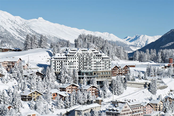 Winter view of St. Moritz